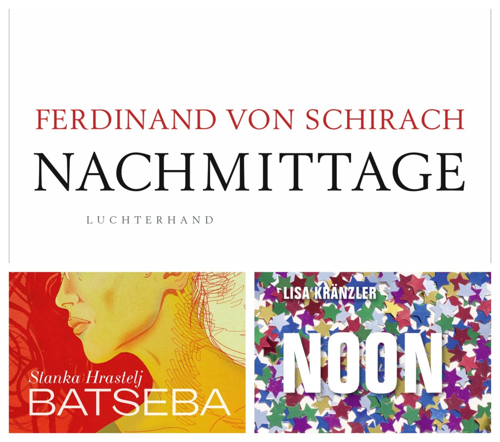 Drei Kurzrezensionen, Edition Kurzform: „Nachmittage“, „Batseba“ und „Noon“