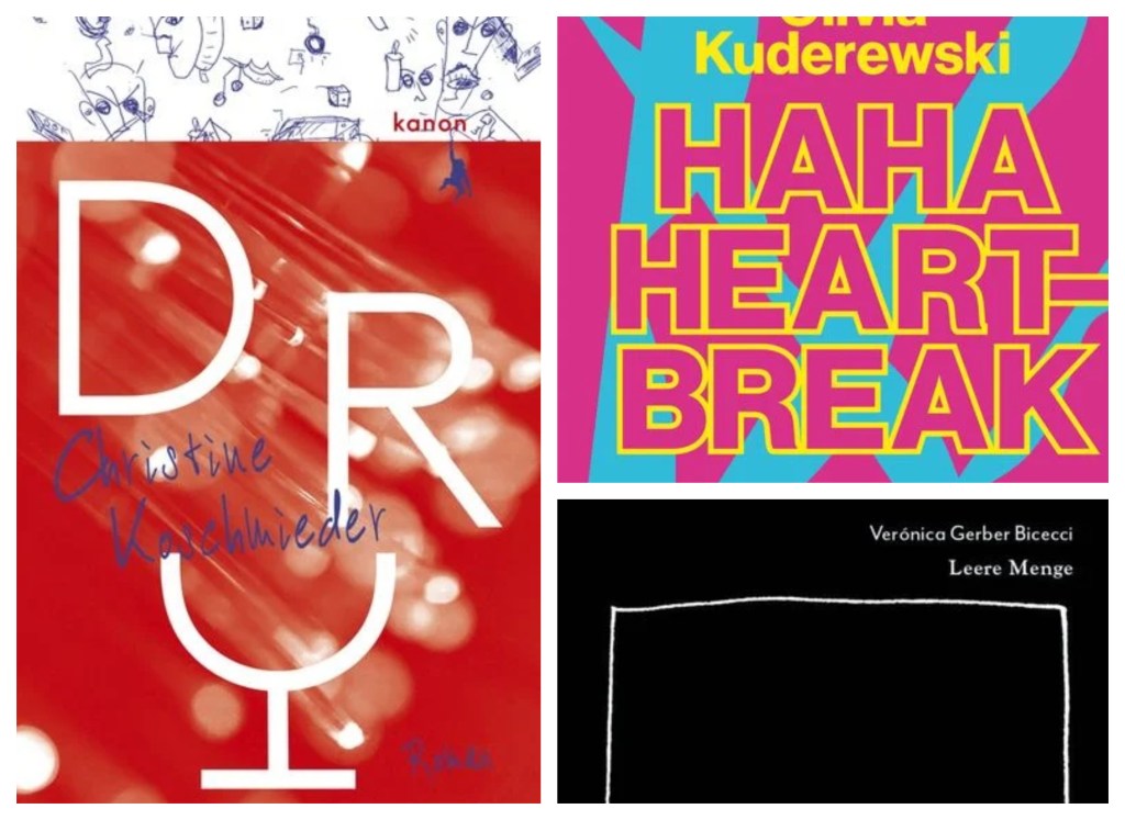 Drei Kurzrezensionen, Edition Schmerz: „Dry“, „Haha Heartbreak“ und „Leere&nbsp;Menge“